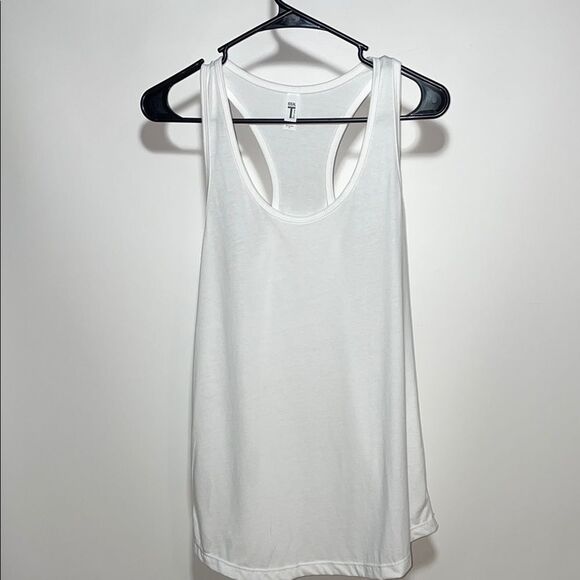 Next Level Apparel White Sleeveless Relaxed Tank - Picture 1 of 5